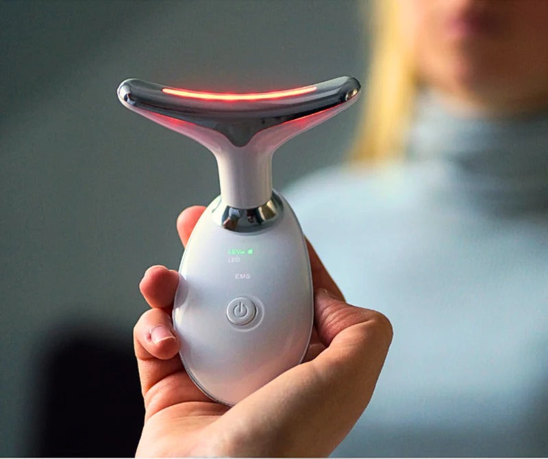 Masajeador Facial Anti Papada con Luz LED! 🌟 MercadoWeb
