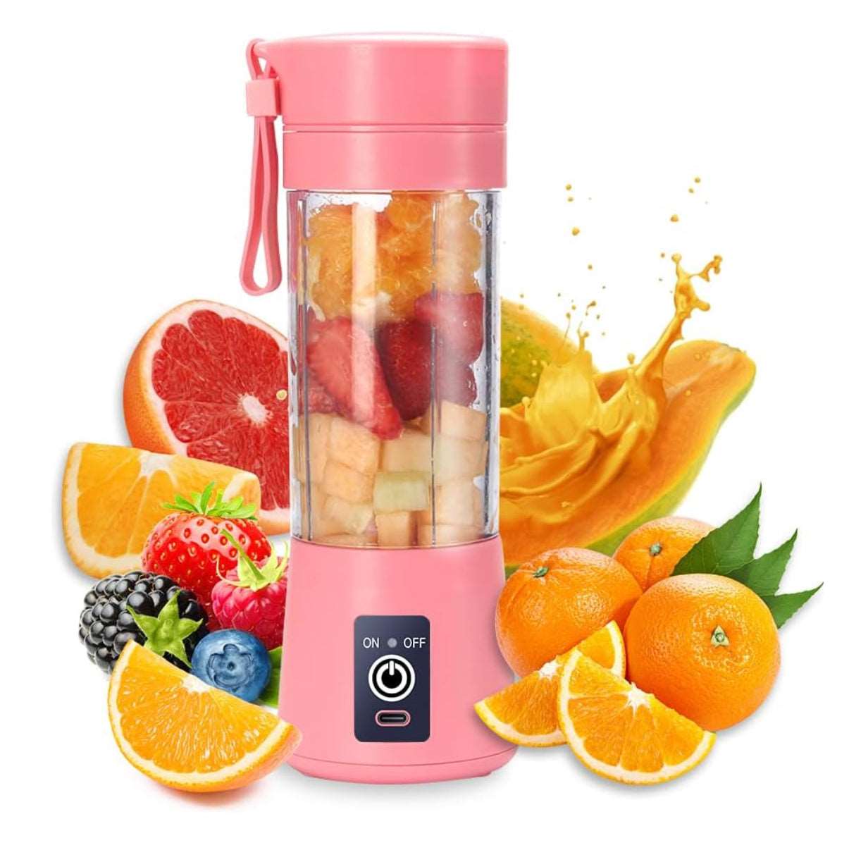 Licuadora Portatil Jugos Y Batidos 380ml MercadoWeb