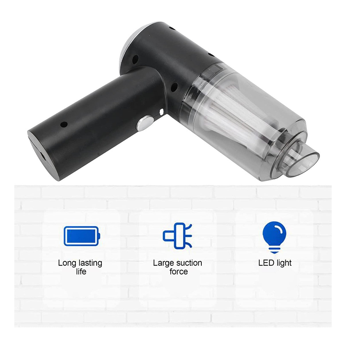 Combo Aspiradora Portatil + 🚿 Hidro Lavadora + Bateria Extra Gratis! 🎁 MercadoWeb