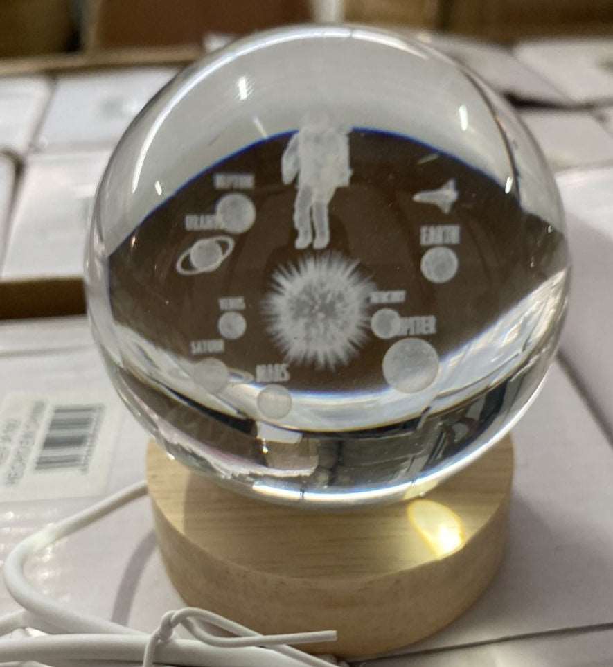 😱62% OFF Lámpara Cristal Con Motivos MercadoWeb