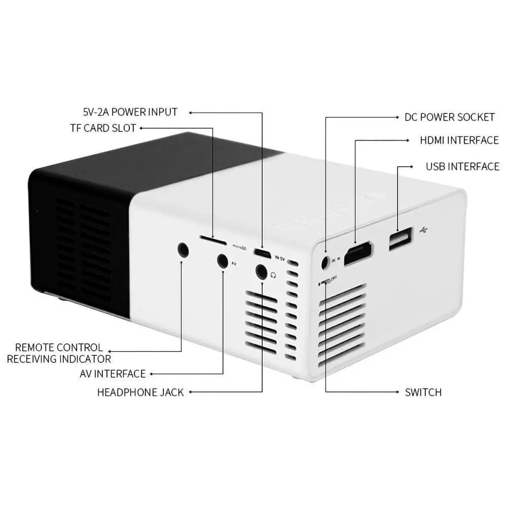 Mini Proyector Portátil Cine Smart HD - 🎥🌟 MercadoWeb