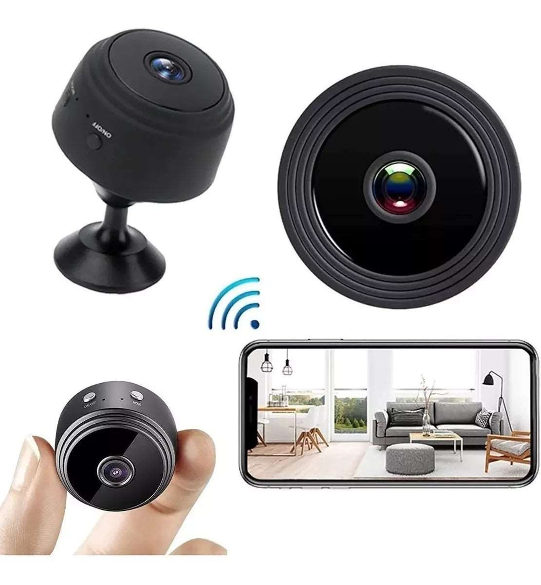 Mini Cámara Espía Hd Wifi 1080p A9 MercadoWeb