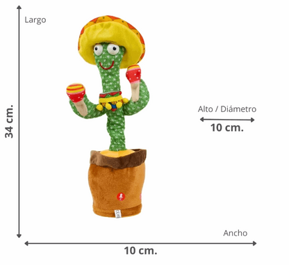 Cactus Bailarin Imita Voz Musical 🌵🕺 MercadoWeb