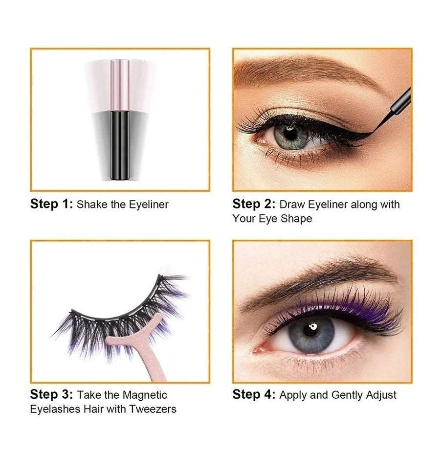 Movie Star Lashes - Pestañas Magnéticas 6D MercadoWeb