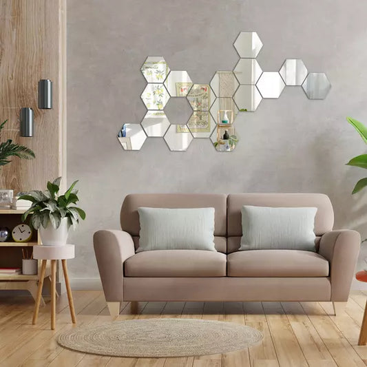 Espejos Decorativos Hexagonales MercadoWeb