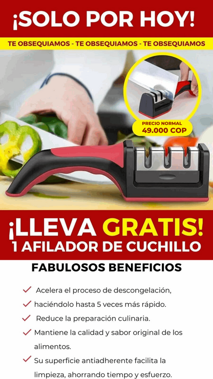 Tabla Descongelacíon Rápida + Afilador de Cuchillo GRATIS! 🎁 MercadoWeb