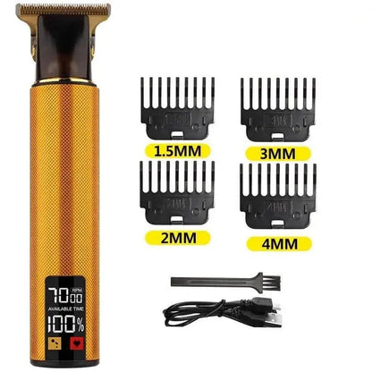 Cortapelos Recargable T9 con Pantalla LCD Potencia y Estilo para Hombres MercadoWeb