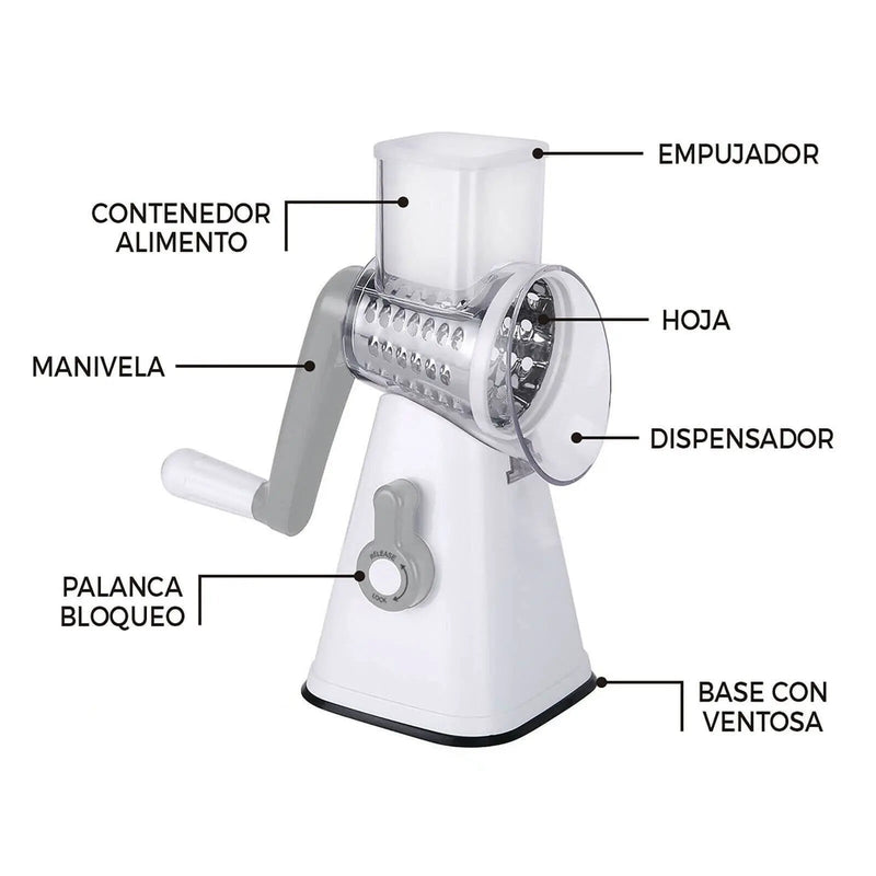 Rallador Multifuncional 3 en 1 - EASY PEELER MercadoWeb
