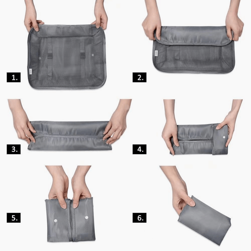 🧳🛫ENVÍO GRATIS Kit de 10 Organizadores para Ropa y Maleta MercadoWeb